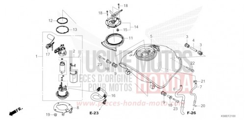 FUEL TANK CBF125NAM de 2021